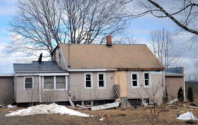 A home at 257 Hill Road in Clinton was damaged by fire on Sunday.