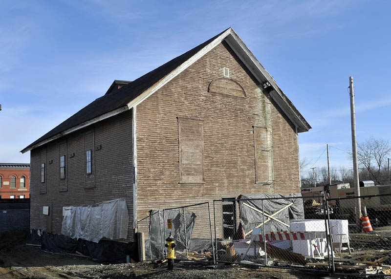 A warehouse behind the former Gerald Hotel might be the new home of the Fairfield Interfaith Food Pantry.