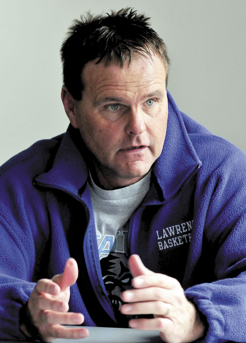 WINNING WAYS: Lawrence boys basketball coach Mike McGee retired with 350 wins, five Eastern Maine Class A titles and two state championships.