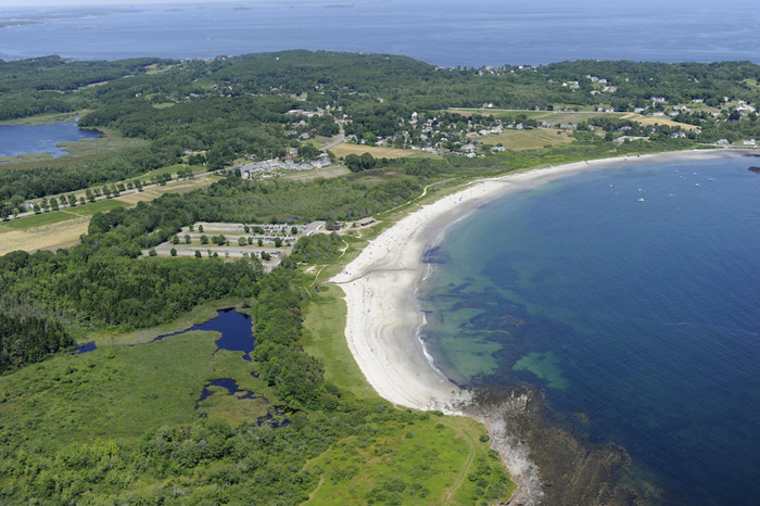 The leased portion of Crescent Beach State Park includes approximately 1,000 feet of beach as well as the entrance road, control station, hiking trails and a portion of the parking lot.
