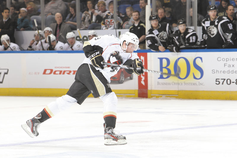 COMING HOME: Biddeford native Brian Dumoulin returns to Maine this weekend when the Wilkes-Barre/Scranton Penguins play the Portland Pirates at the Cumberland County Civic Center on Friday.