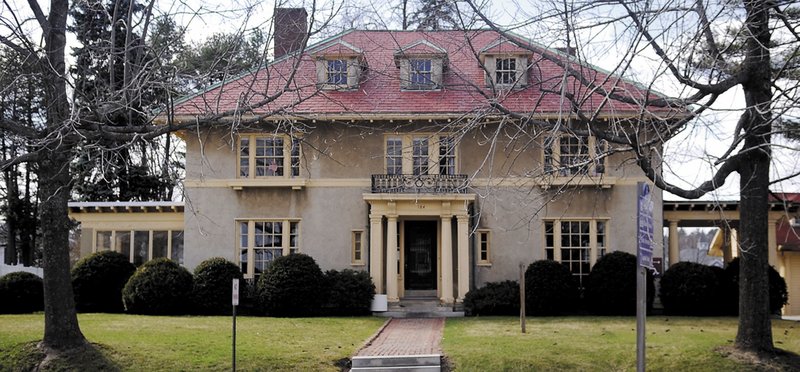The Gannett House on State Street in Augusta, located next to the Blaine House.