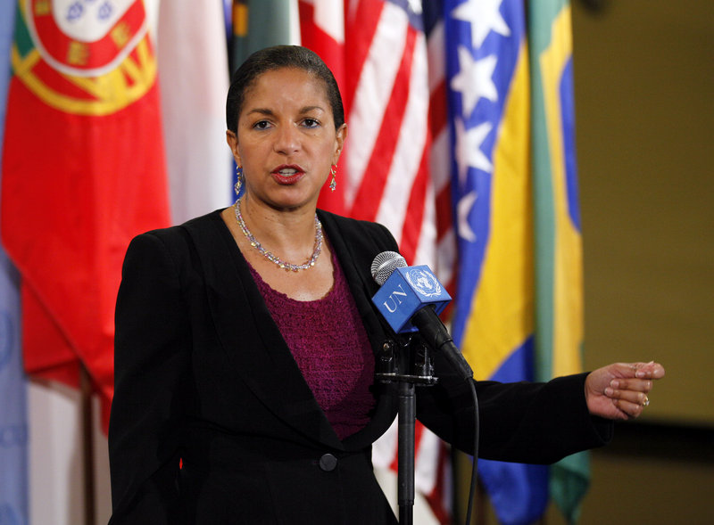 Susan Rice, U.S. ambassador to the United Nations, is the front-runner to succeed Tom Donilon as national security adviser, an official says.