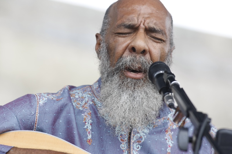 Richie Havens performs at the Newport Folk Festival at Fort Adams State Park in Newport, R.I. in August 2008.