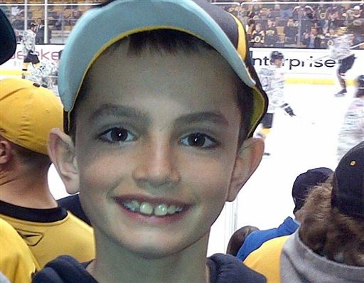 This undated photo provided by Bill Richard shows his son, Martin Richard, in Boston. Martin Richard, 8, was among the people killed in the explosions at the finish line of the Boston Marathon on Monday.