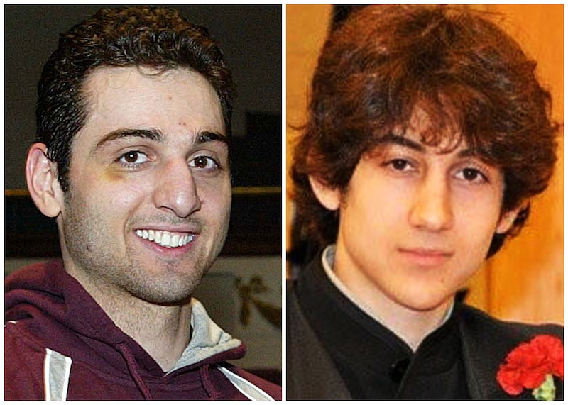 This combination of undated file photos shows Tamerlan Tsarnaev, 26, left, and Dzhokhar Tsarnaev, 19. U.S. Sen. Chuck Schumer on Monday said he will question why the FBI didn't interview the older brother suspected in the Boston Marathon bombing when he returned from Russia after six months. (AP Photo/The Lowell Sun & Robin Young, File)