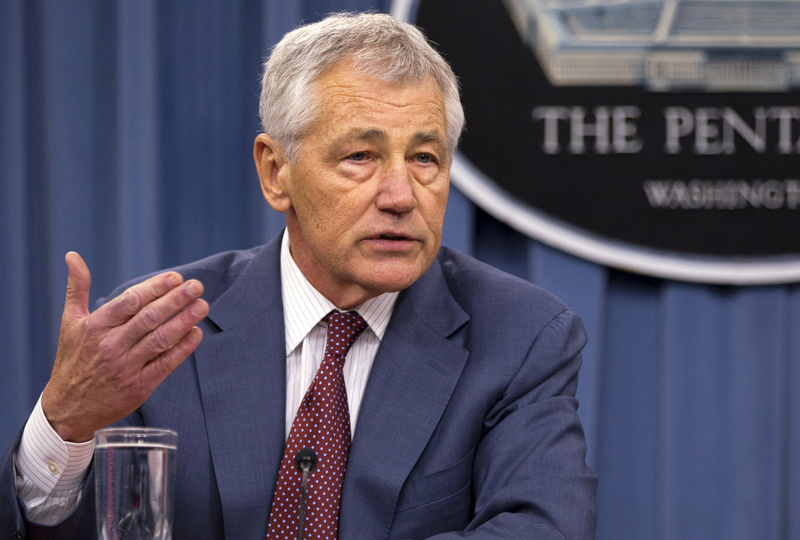 Defense Secretary Chuck Hagel said Thursday that U.S. intelligence has concluded that the Syrian government has used sarin gas as a weapon in its two-year-old civil war.