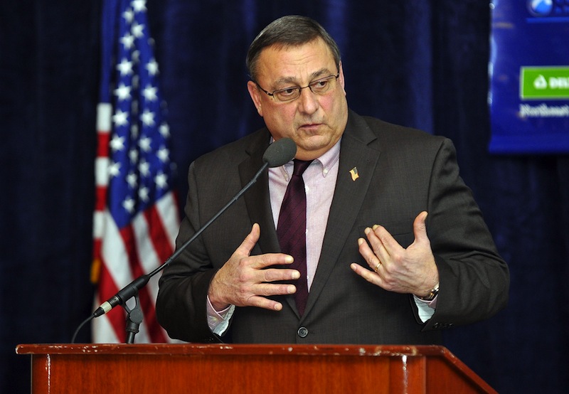“There is no connection between paying an overdue (hospital) bill left on my desk when I took office and increasing welfare (Medicaid),” Gov. Paul LePage says.