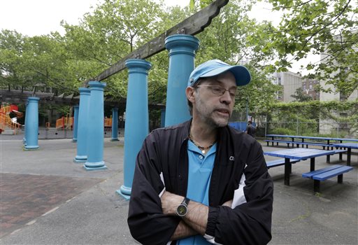 Al Quinones, who manages Playground 52, is interviewed at the venue, in The Bronx on Wednesday. Some New York companies continue to show visitors, many of them foreigners who know of the Bronx only from movies, the grittiest part of the city's poorest borough.