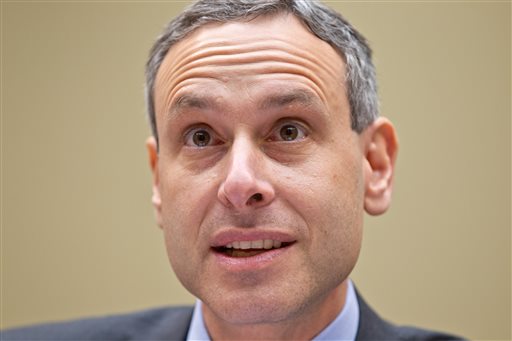 In this Aug. 2, 2012, photo, then-Internal Revenue Service Commissioner Douglas Shulman testifies on Capitol Hill. Lawmakers want to know why Shulman didn't tell Congress that agents had been singling out conservative political groups for additional scrutiny when they applied for tax-exempt status – even after he was briefed.