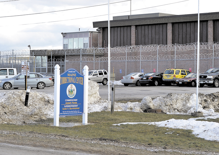 The exterior of the Maine Correctional Center in Windham, which Gov. Paul LePage proposed to rebuild with a $100 million bond.