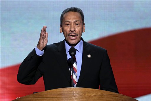 Rep. Melvin Watt of North Carolina addresses the Democratic National Convention in Charlotte, N.C., in this Sept. 6, 2012, photo.