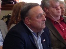 After being denied a chance to speak, Gov. Paul LePage said: “It’s unfortunate the people of the state of Maine are being played for patsies.”