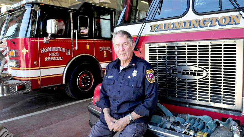 Farmington firefighter Doug Oliver has been recognized for his services with the department for the last 50-years.