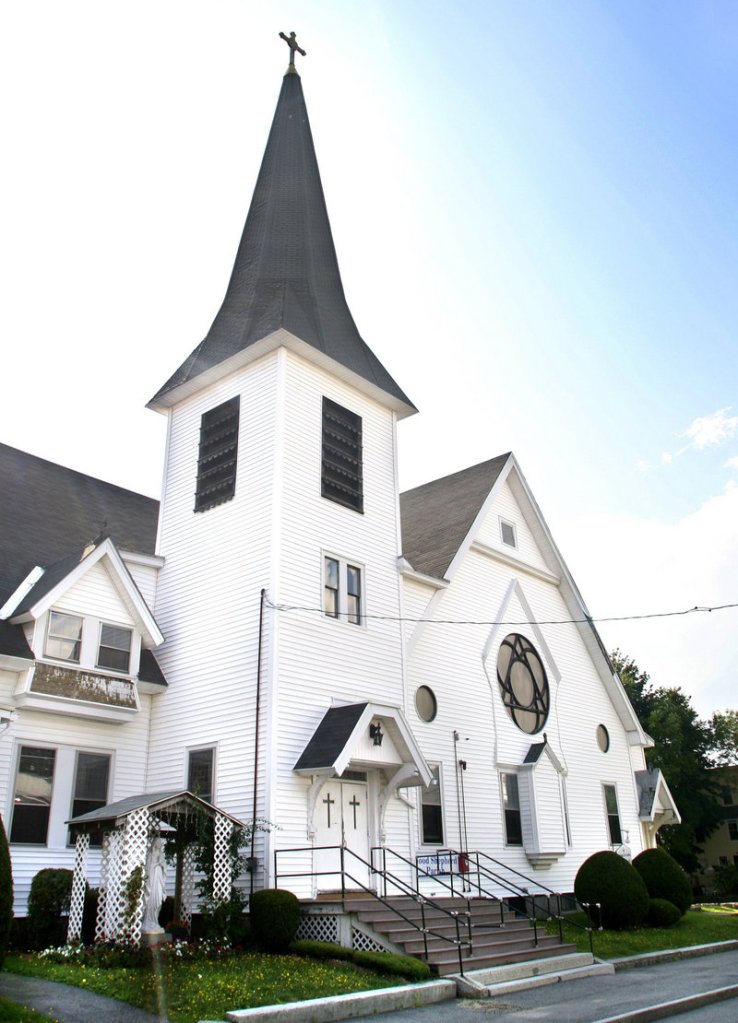 Notre Dame de Lourdes in Saco is one of the many Catholic Church properties up for sale in Maine.