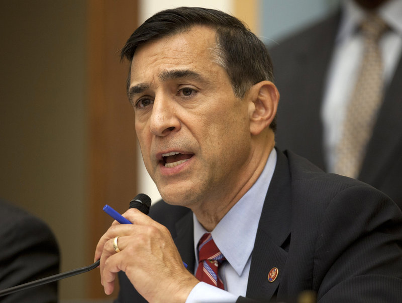 House Oversight Committee Chairman Darrell Issa, speaks on Capitol Hill. He issued a subpoena to force testimony on the Benghazi incident.