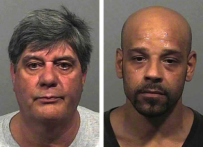 Michael Kusnirak, left, and Orlando Perez were charged with engaging a prostitute in Portland.
