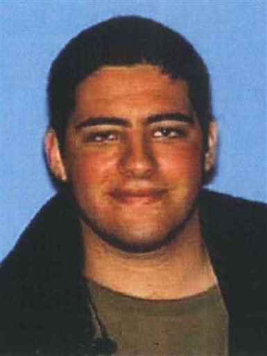 This undated photo provided on Sunday by the Santa Monica Police Department shows John Zawahri, 23, who police have identified as the shooter in Friday's deadly rampage at Santa Monica College.