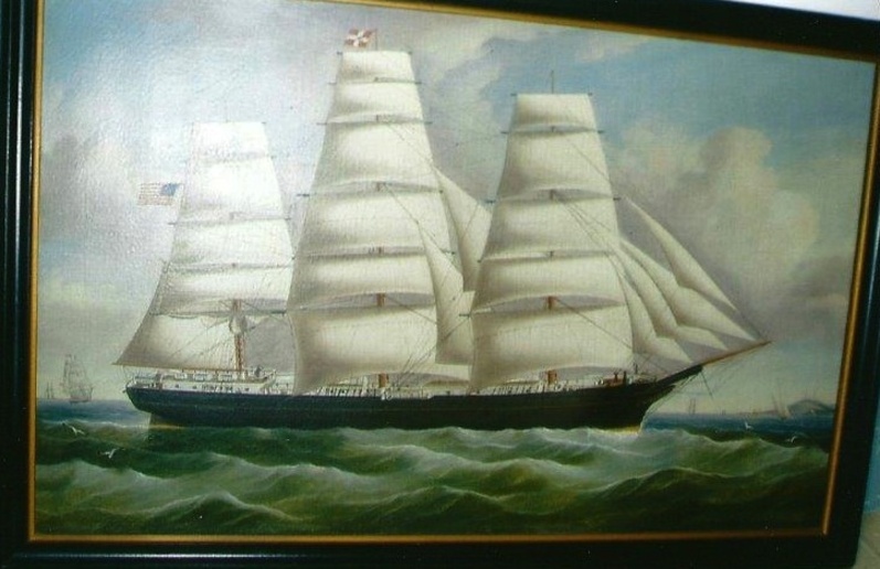 The Sagadahoc Sheriff's Office is looking for this painting, which was stolen from a home in Woolwich earlier this year.