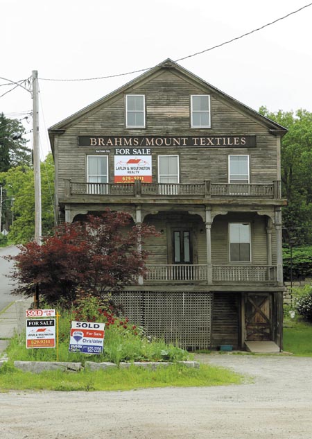 The former Hallowell Granite works property, most recently occupied by Brahms Mount, at 19 Central St. in Hallowell, will soon be divided into a private home and financial services office.