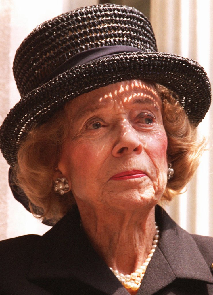 The late Brooke Astor, who spent summers in Northeast Harbor.