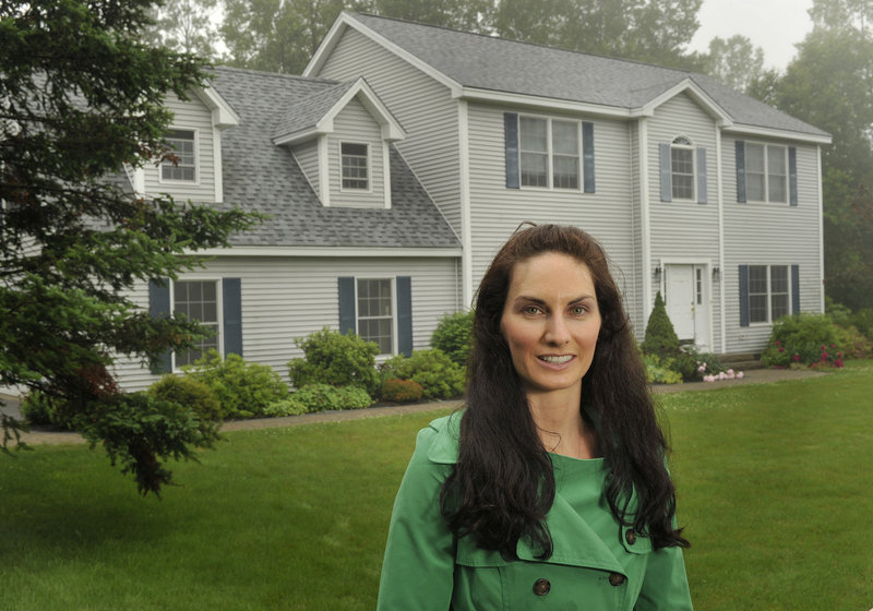 Jennifer Babich and her family recently purchased a home in Freeport after moving to Maine from California.