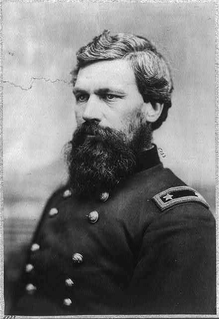 Maj. Gen. Oliver Otis Howard (1830-1909) of Leeds sent a brigade to occupy Cemetery Hill on the first day of the Battle of Gettysburg. It provided the Union Army with a superior defensive position during the conflict.