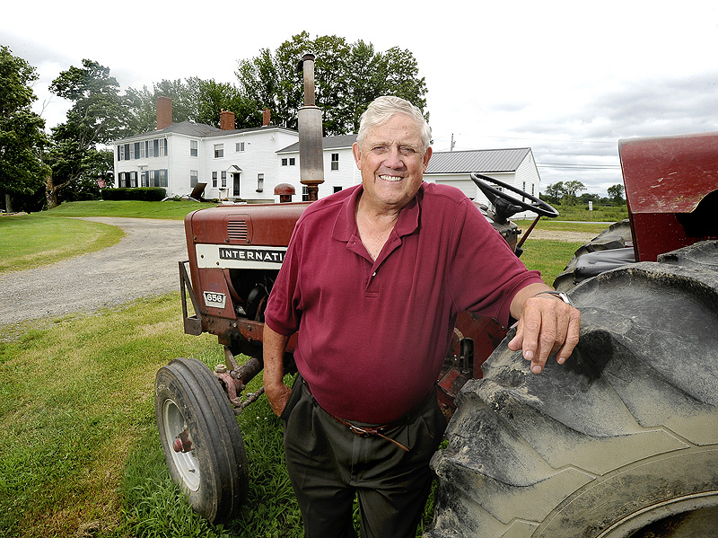 Albert Mosher is the sixth generation to own and operate Long View Farm in Gorham.