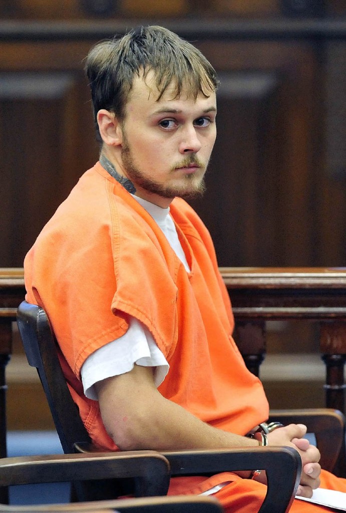 Jason C. Cote, 22, of Hurd's Corner Road, makes his court appearance this afternoon in Somerset County Superior Court.