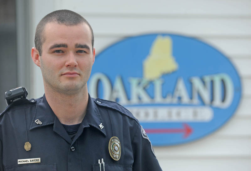 Officer Mike Sayers is the newest officer with the Oakland Police Department.