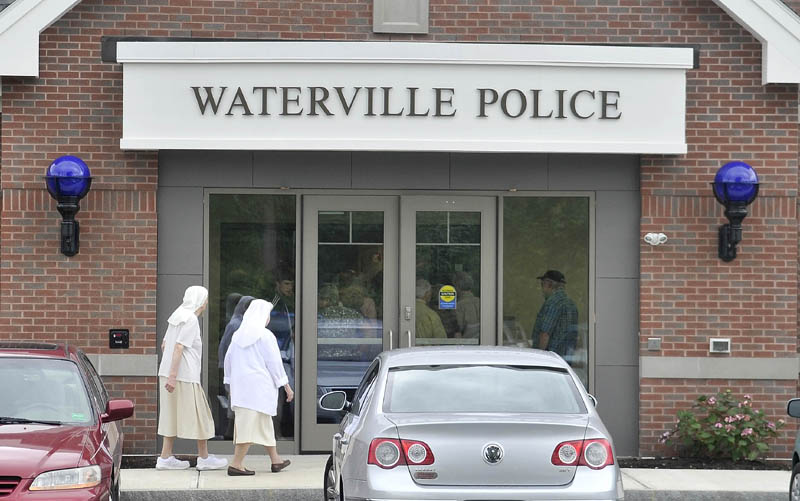 New Waterville police station on Colby Circle Thursday morning.