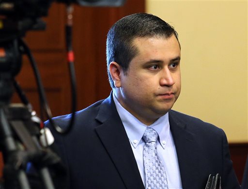 George Zimmerman arrives in the courtroom for his trial at the Seminole County Criminal Justice Center, in Sanford, Fla., on Friday.