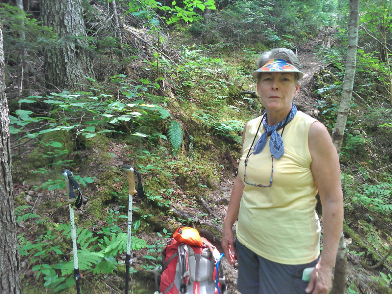 Appalachian Trail hiker Kathy Odvody said today that 12 passers-by have asked her if she is Geraldine Largay, the missing hiker from Tennessee.
