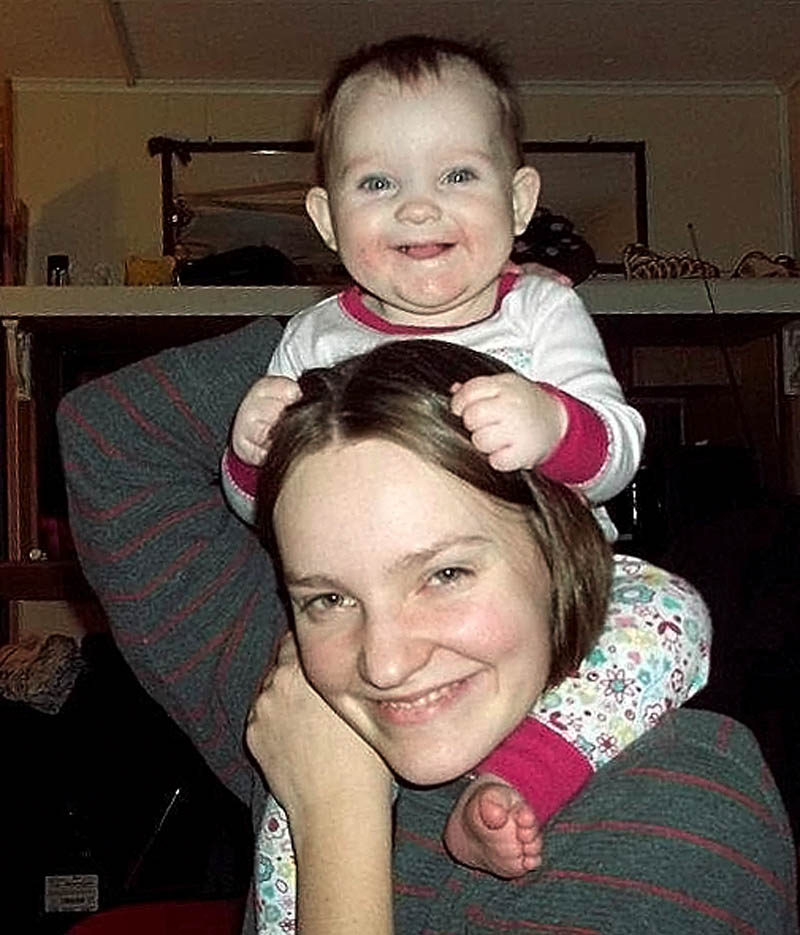 Facebook photo Leanna Norris with her daughter Loh Grenda, who was born in 2011.