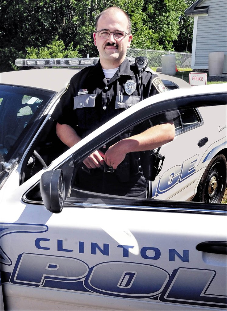 Police officer Charles Theobald recently was hired by the Clinton police department.