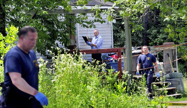 Maine State Police detectives spent much of Thursday investigating the mobile home residence at 24 Main St. in Detroit, where the body of Ricky Cole, 47, was discovered. Police say the death is suspicious, but have not officially declared it a homicide.