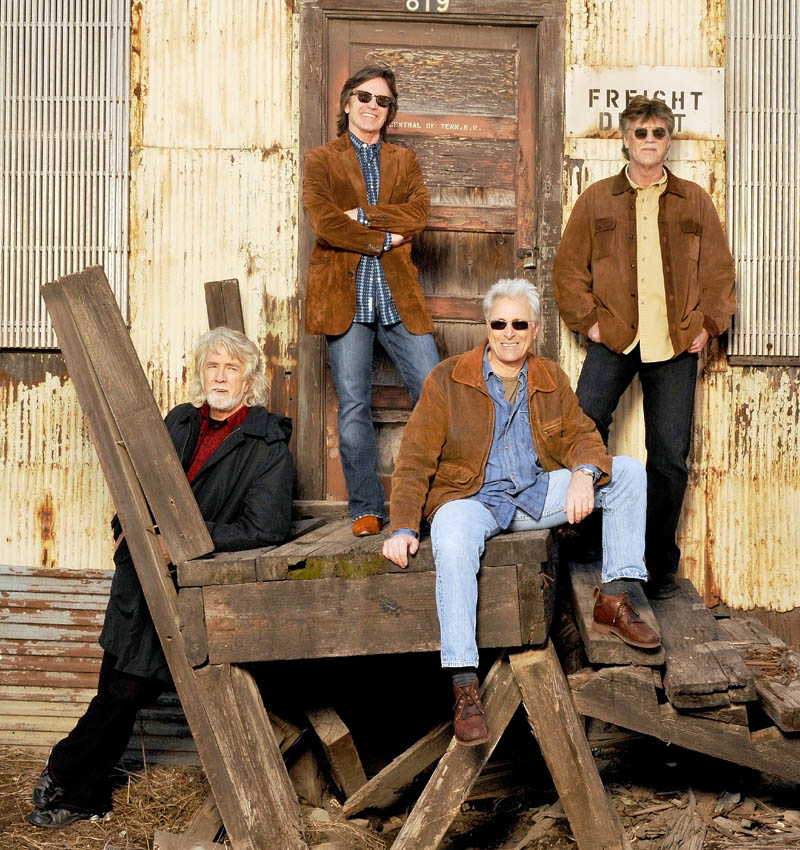 The Nitty Gritty Dirt Band will be playing the Waterville Opera House on Oct. 3. From left to right are: John McEuen, Jeff Hanna, Jimmy Fadden and Bob Carpenter.