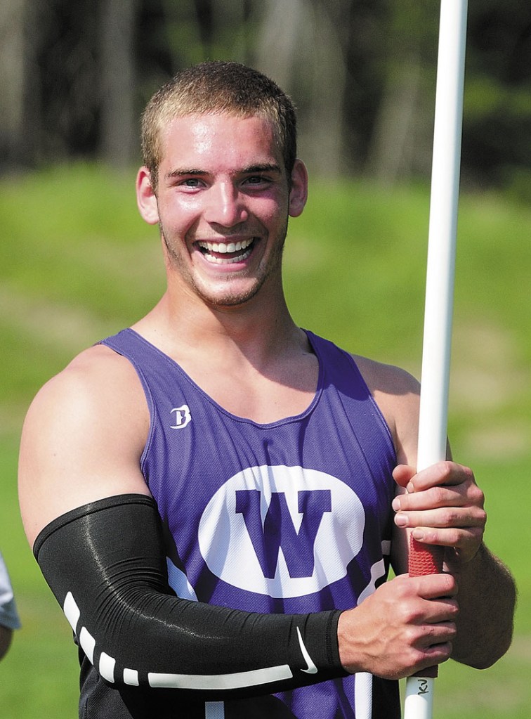 Nick Danner of Waterville is the Morning Sentinel Boys Track Athlete of the Year.