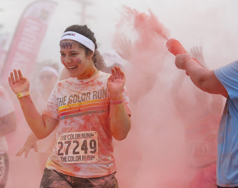 The Color Run made its Maine debut in South Portland on July 7.