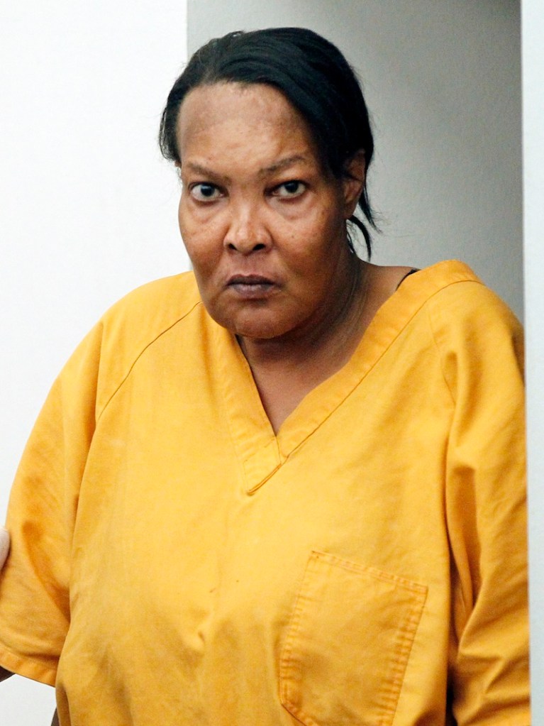 File-In Sept. 11, 2012, file photograph taken in Jackson, Miss., shows Tracey Lynn Garner. Garner pleaded not guilty Tuesday, June 18, 2013, to killing an Alabama woman by giving silicone injections as a buttocks enhancement. (AP Photo/Rogelio V. Solis, File)