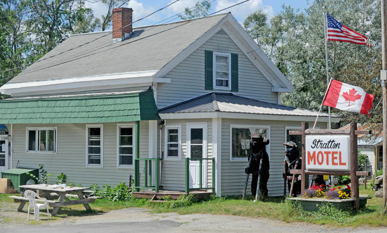 The Stratton Motel, on Main Street in Stratton, on Thursday.