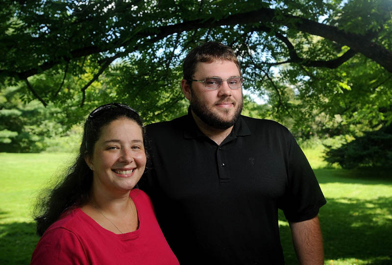 Jennifer and David Johnson are running against each other for Waterville's Ward 1 warden position. Jennifer, a Democrat, and David, a Republican, who have been married for 10 years, say they're facing off in November's election to raise interest in local offices.