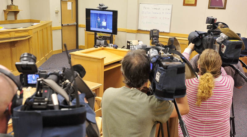 Reporters from a variety of media were at the video conference arraignment today for BethMarie Retamozzo.