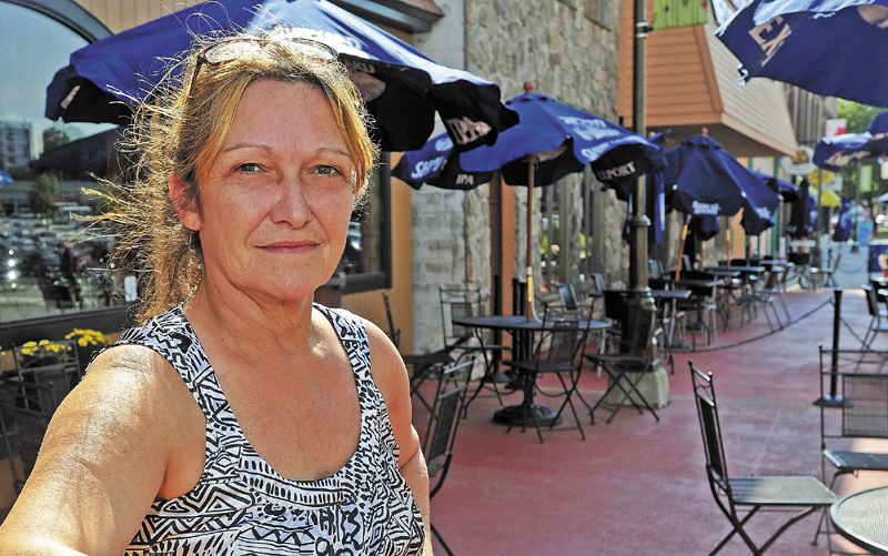 Cheryl Pellerin, a bartender at The Last Unicorn on Silver Street in Waterville, says Hector Fuentes is a great person and ‘wonderful’ neighbor.