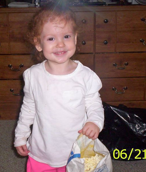 This June 21, 2013 photo shows Madelyn Negron, age 2, daughter of Jessica Joy and Raul Negron. Madelyn was found dead in her playpen in Westbrook on Monday, Aug. 5, 2013. Police are investigating.