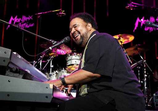 FILE - In this July 13, 2009 file photo, US jazz artist George Duke performs on the Stravinski Hall stage at the 43rd Montreux Jazz Festival, in Montreux, Switzerland. Duke, 67, the Grammy-winning jazz keyboardist and producer whose sound infused acoustic jazz, electronic jazz, funk, R&B and soul in a 40-year-plus career, died Monday, Aug. 5, 2013, in Los Angeles. He was being treated for chronic lymphocytic leukemia. (AP Photo/Keystone, Jean-Christophe Bott, File)