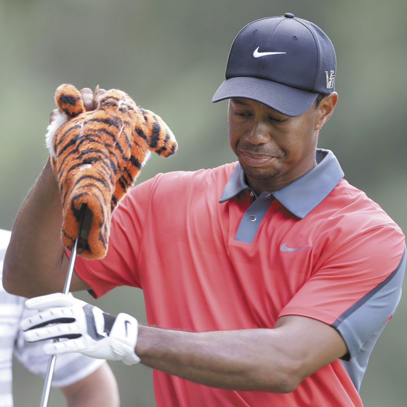 A LOT CHANGED: A shot that was nearly perfect on the 15th hole of the second round of the The Masters turned Tiger Woods’ season in the wrong direction.