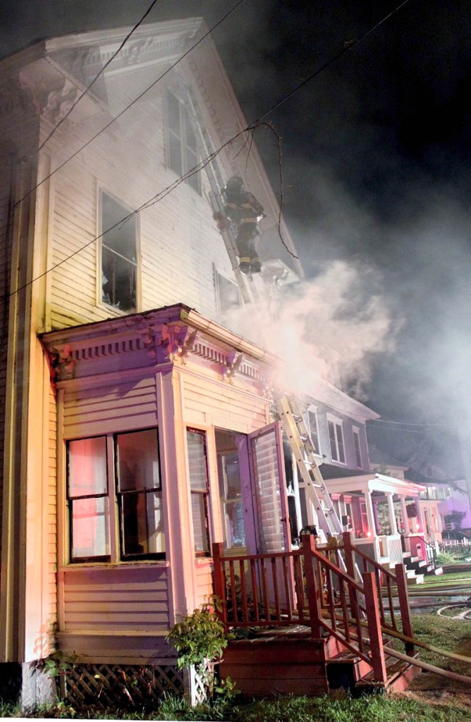 The fire at a vacant house at 5 Elm Court in Waterville on Sunday is now being investigated as arson.