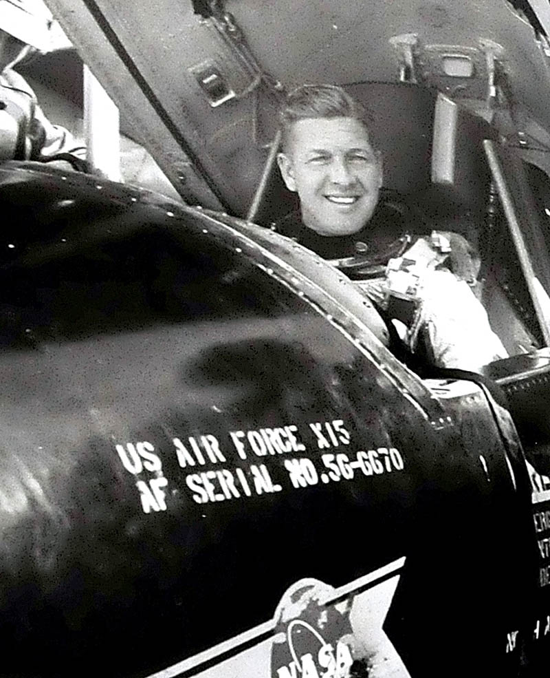 On June 27, 1963, Robert Rushworth flew an experimental plane to a record altitude of 286,000 feet at a speed of 3,545 miles per hour, earning him the recognition as Maine’s first astronaut.