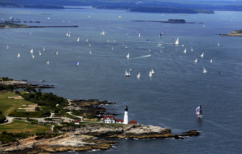 The MS Regatta held Saturday in Casco Bay is the signature event of the three-day MS Harborfest, which raises $100,00 annually for the National Multiple Sclerosis Society.